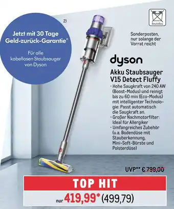 METRO Dyson akku staubsauger Angebot