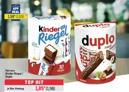 METRO Ferrero kinder riegel / duplo Angebot