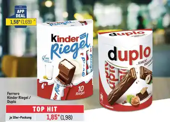 METRO Ferrero kinder riegel / duplo Angebot