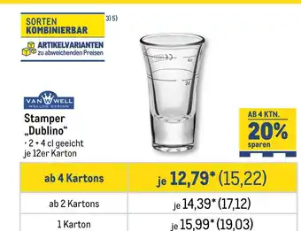 METRO Stamper „dublino“ Angebot