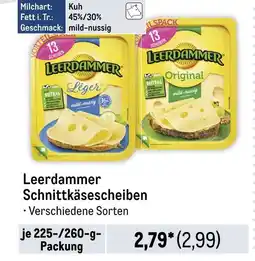 METRO Leerdammer schnittkäsescheiben Angebot