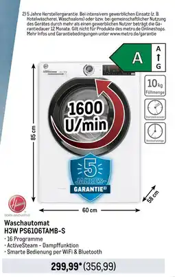 METRO Waschautomat h3w ps6106tamb-s Angebot