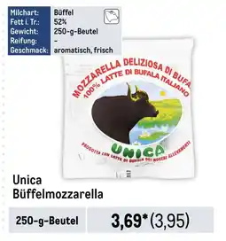 METRO Unica büffelmozzarella Angebot