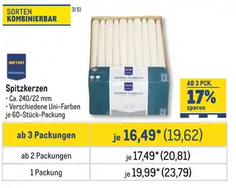 METRO Metro professional spitzkerzen Angebot