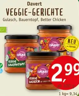 Erdkorn Biomarkt Davert VEGGIE-GERICHTE Angebot