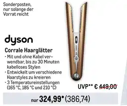 METRO Dyson corrale haarglätter Angebot