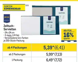 METRO Metro professional zelltuch- servietten Angebot