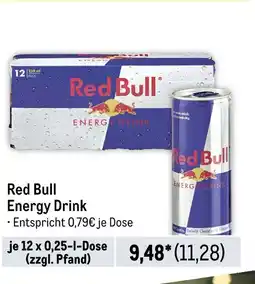 METRO Red bull energy drink Angebot