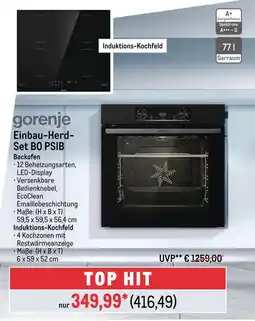 METRO Gorenje einbau-herd- set bo psib Angebot