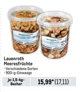 METRO Lauenroth meeresfrüchte Angebot