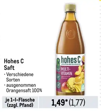 METRO Hohes c saft Angebot