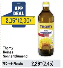 METRO Thomy reines sonnenblumenöl Angebot