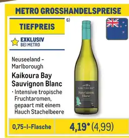 METRO Kaikoura bay sauvignon blanc Angebot