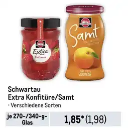 METRO Schwartau extra konfitüre/samt Angebot