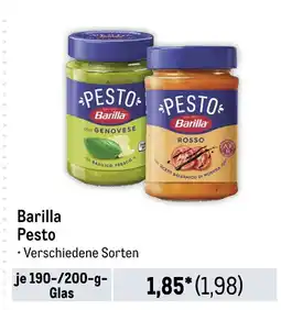 METRO Barilla pesto Angebot