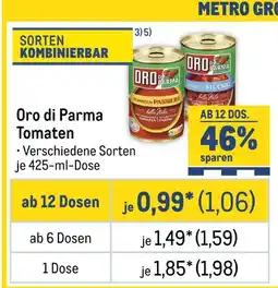 METRO Oro di parma tomaten Angebot