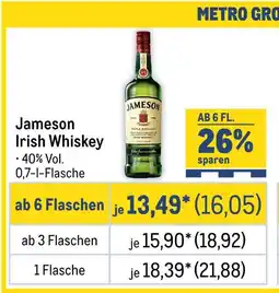 METRO Jameson irish whiskey Angebot