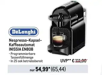 METRO Delonghi nespresso-kapsel- kaffeeautomat inissia en80b Angebot