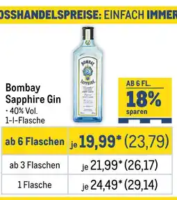 METRO Bombay sapphire gin Angebot