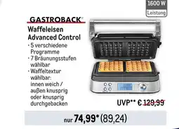 METRO Gastroback waffeleisen advanced control Angebot