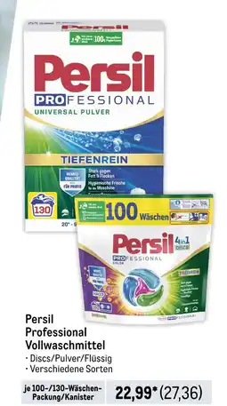 METRO Persil professional vollwaschmittel Angebot