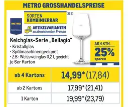 METRO Kelchglas-serie „bellagio“ Angebot