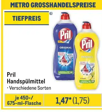 METRO Pril handspülmittel Angebot