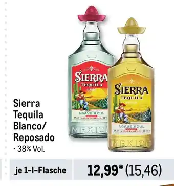 METRO Sierra Tequila Blanco/ Reposado Angebot