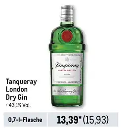 METRO Tanqueray London Dry Gin 43,1% Vol. Angebot