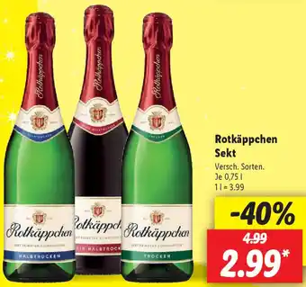 Lidl Rotkäppchen Sekt Angebot