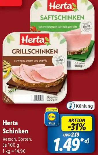 Lidl Herta Schinken Angebot