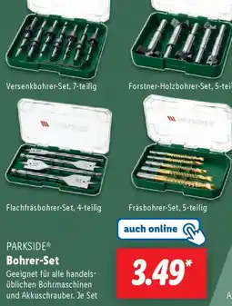 Lidl PARKSIDE Bohrer-Set Angebot