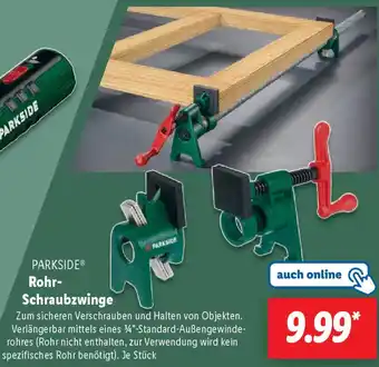 Lidl PARKSIDE Rohr Schraubzwinge Angebot