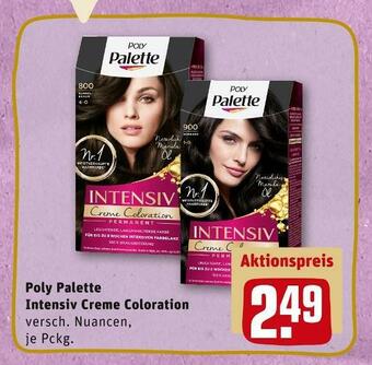 REWE Poly palette intensiv creme coloration Angebot