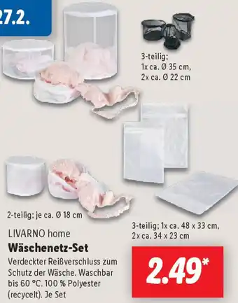 Lidl LIVARNO home Wäschenetz-Set Angebot