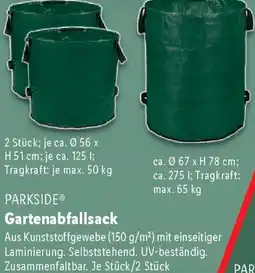 Lidl PARKSIDE Gartenabfallsack Angebot