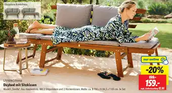 Lidl LIVARNO home Daybed mit Sitzkissen Angebot