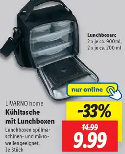 Lidl LIVARNO home Kühltasche mit Lunchboxen Angebot