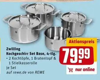 REWE Zwilling kochgeschirr set base, 4-tlg. Angebot