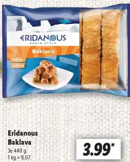 Lidl Eridanous Baklava Angebot