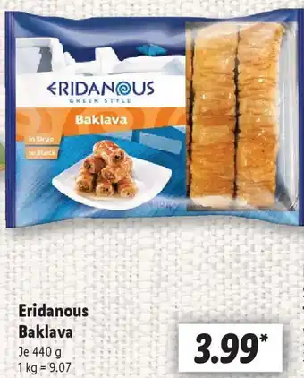 Lidl Eridanous Baklava Angebot