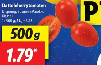 Lidl Dattelcherrytomaten Angebot