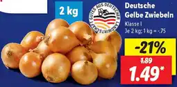 Lidl Deutsche Gelbe Zwiebeln Angebot