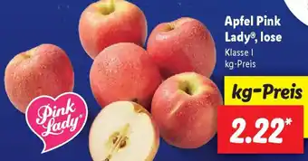 Lidl Apfel Pink Lady, lose Angebot