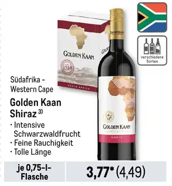 METRO Golden Kaan Shiraz Angebot