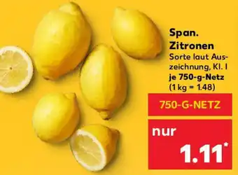 Kaufland Span. Zitronen Angebot