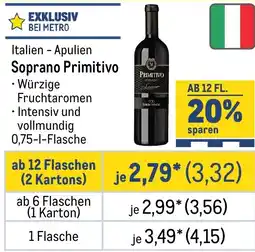 METRO Soprano Primitivo Angebot