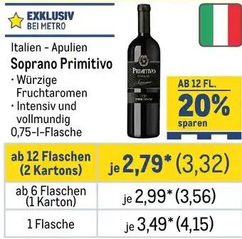 METRO Soprano Primitivo Angebot