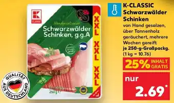 Kaufland K-CLASSIC Schwarzwälder Schinken Angebot