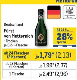 METRO Fürst von Metternich Trocken Angebot